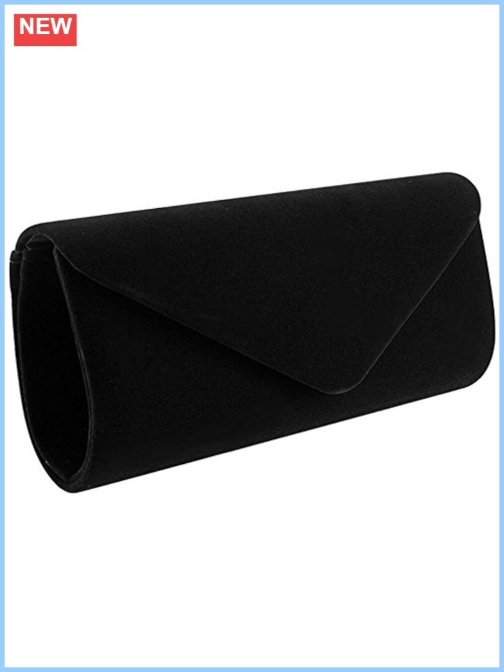 Velvet Evening Bag Clutch Purse with Detachable Chain Strap for Wedding Party